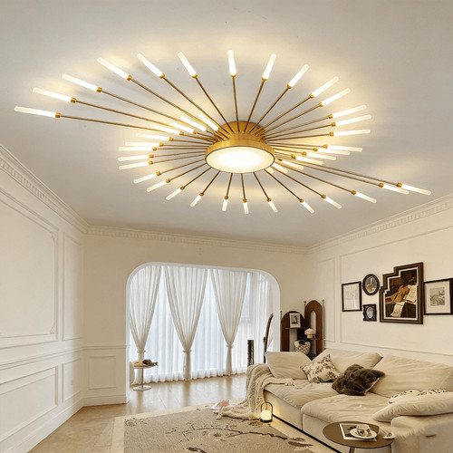 Metall led kronleuchter 1 - kronleuchter, 42+1