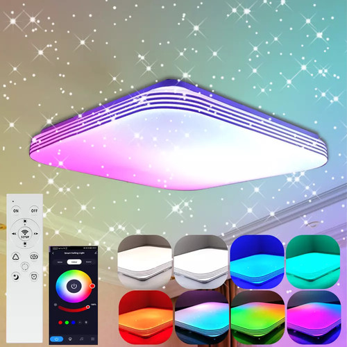 Led deckenleuchte dimmbar - led, rgb