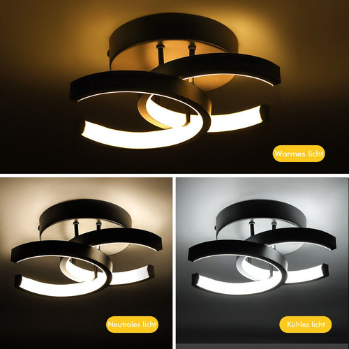 Farbige decken lampe dimmbar - 3-farbige, decken-lampe