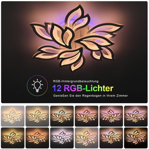 Led rgb deckenleuchte modern - led,