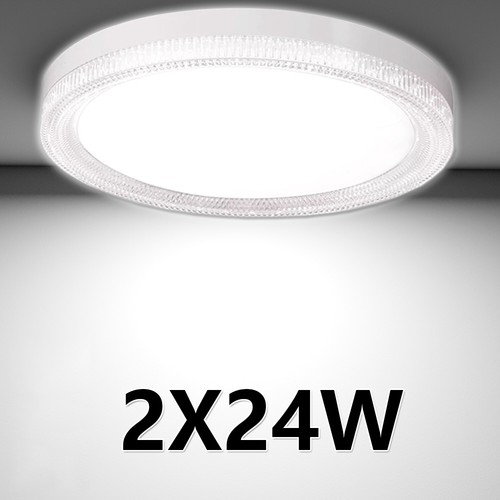 24w led deckenlampe - 2x, panel